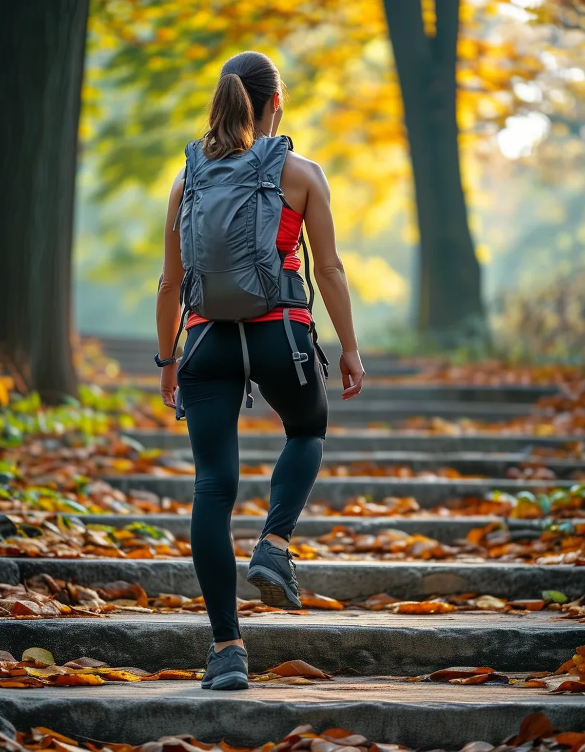 How Stair Workouts Change When You Add a Weighted Vest