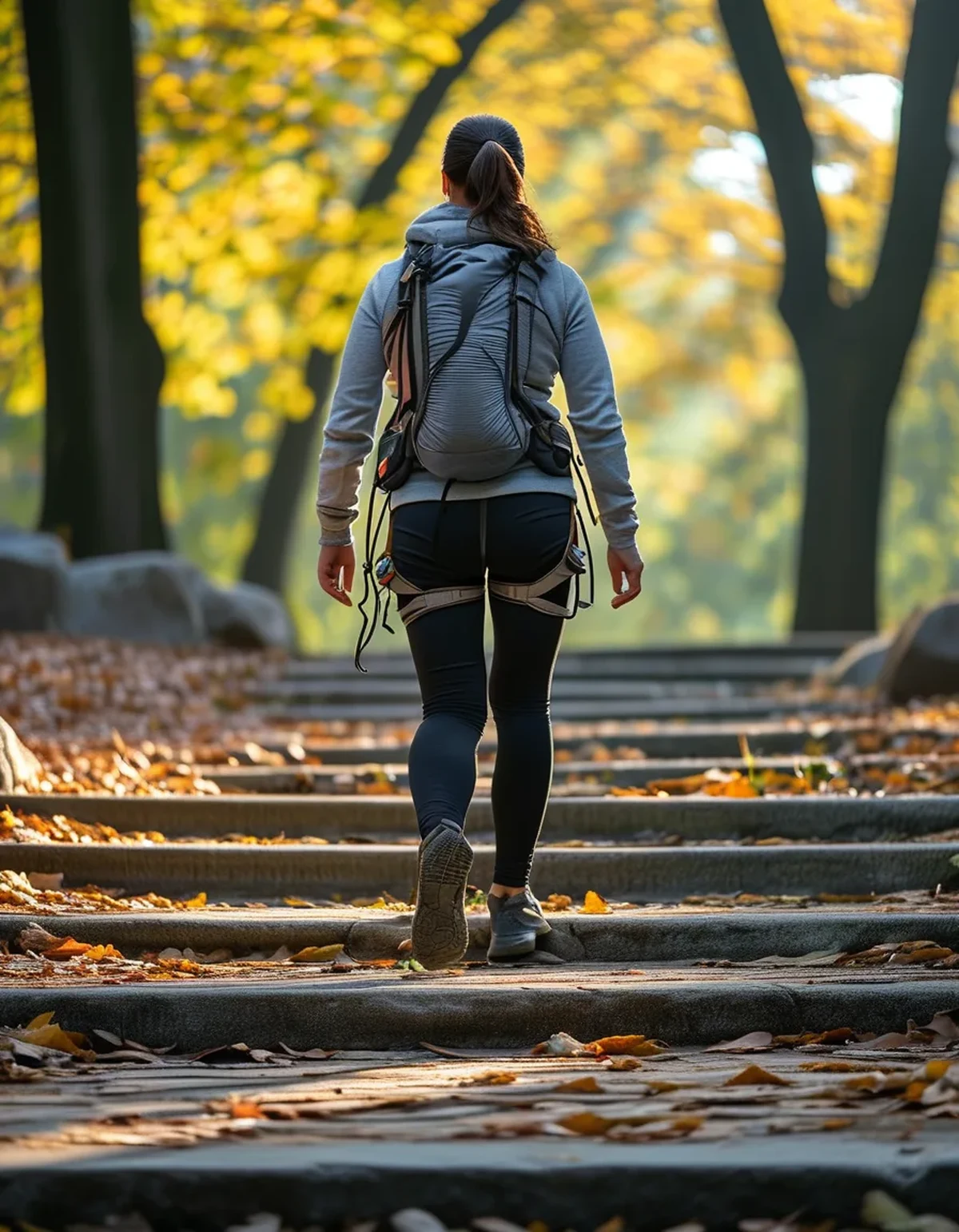 How Stair Workouts Change When You Add a Weighted Vest